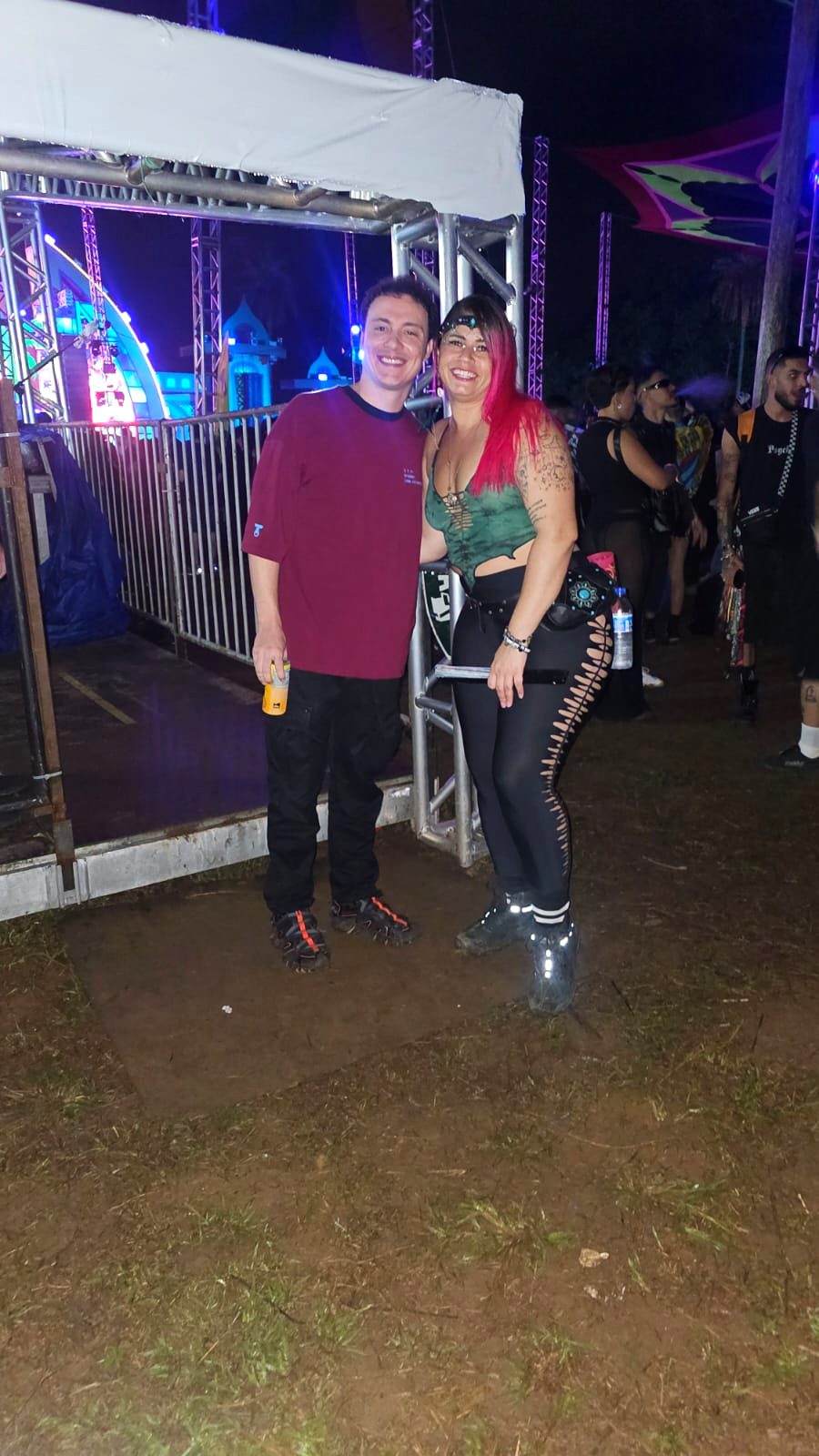 Fãs na pista